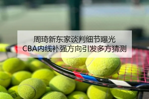 周琦新东家谈判细节曝光 CBA内线补强方向引发多方猜测